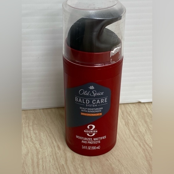 Old Spice Bald Care System Scalp Moisturizer with Sunscreen, SPF 25, EXP 12/24 - Picture 1 of 4